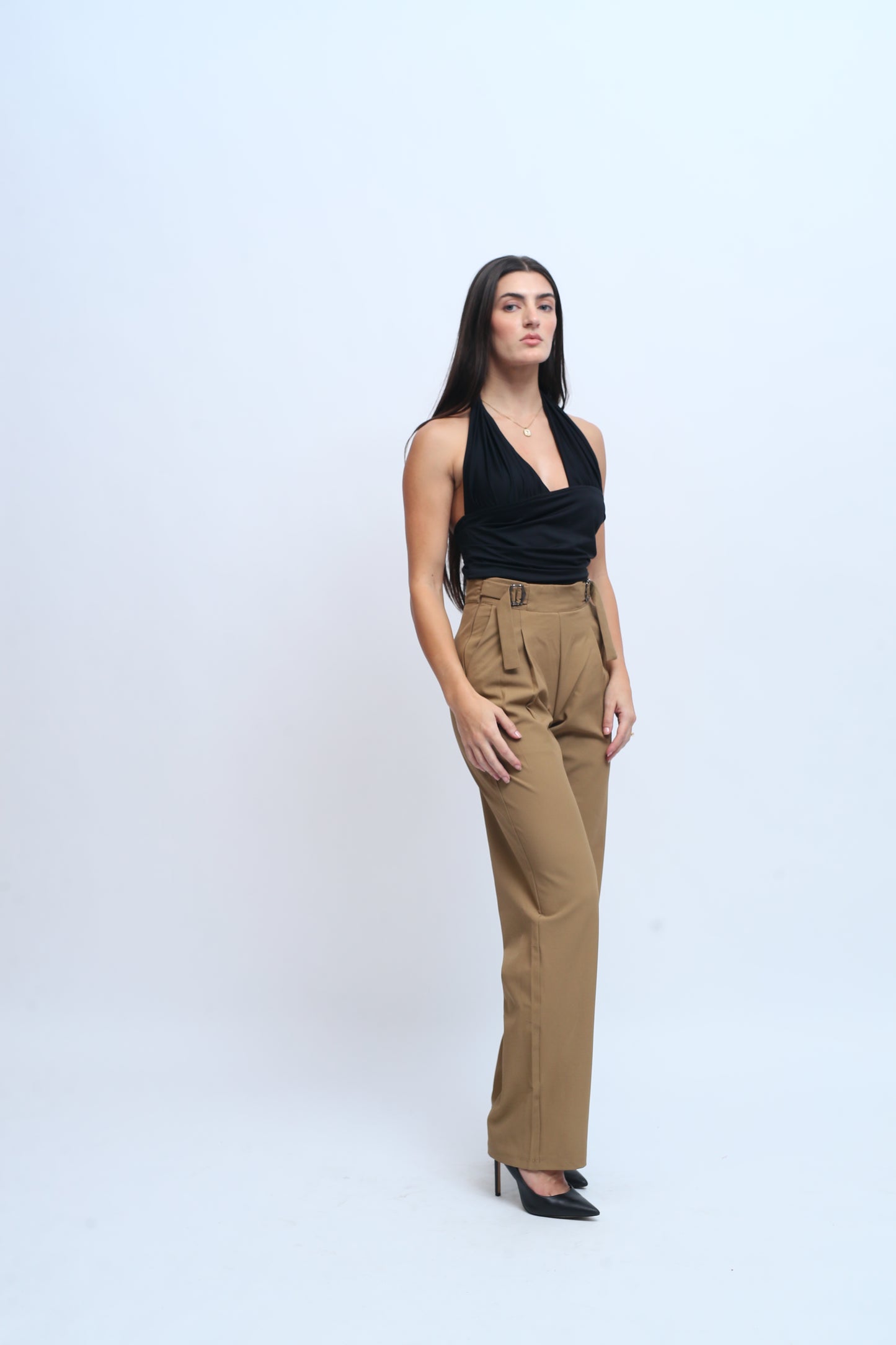 Utility Pleat Trousers (with adjustable waist)