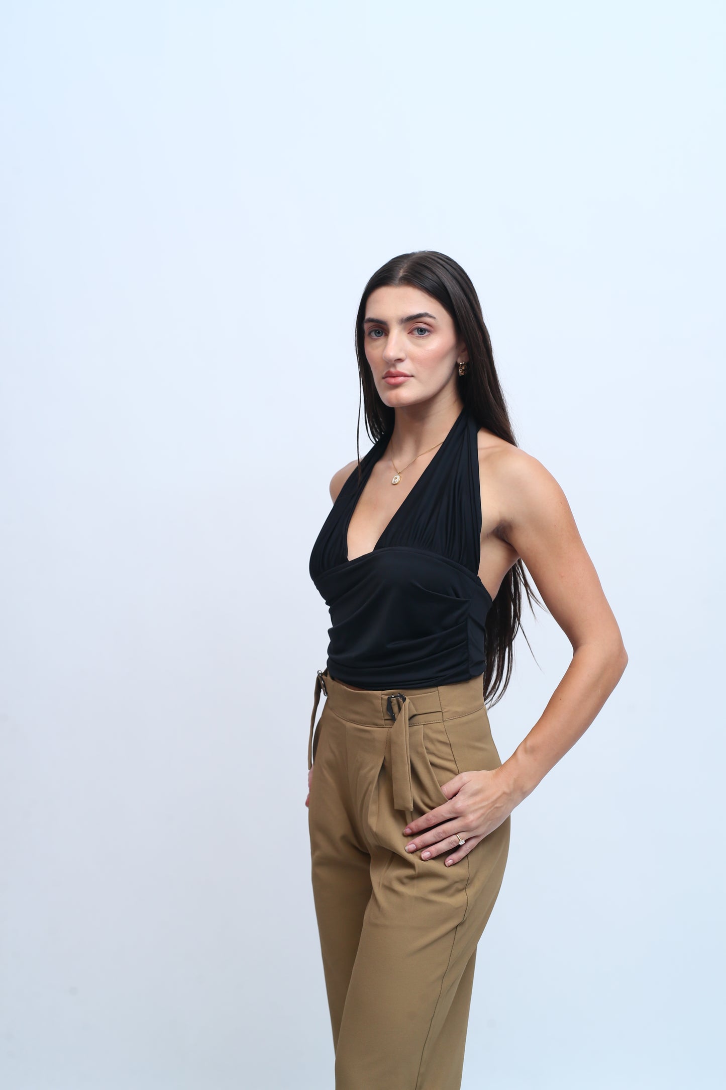 Utility Pleat Trousers (with adjustable waist)