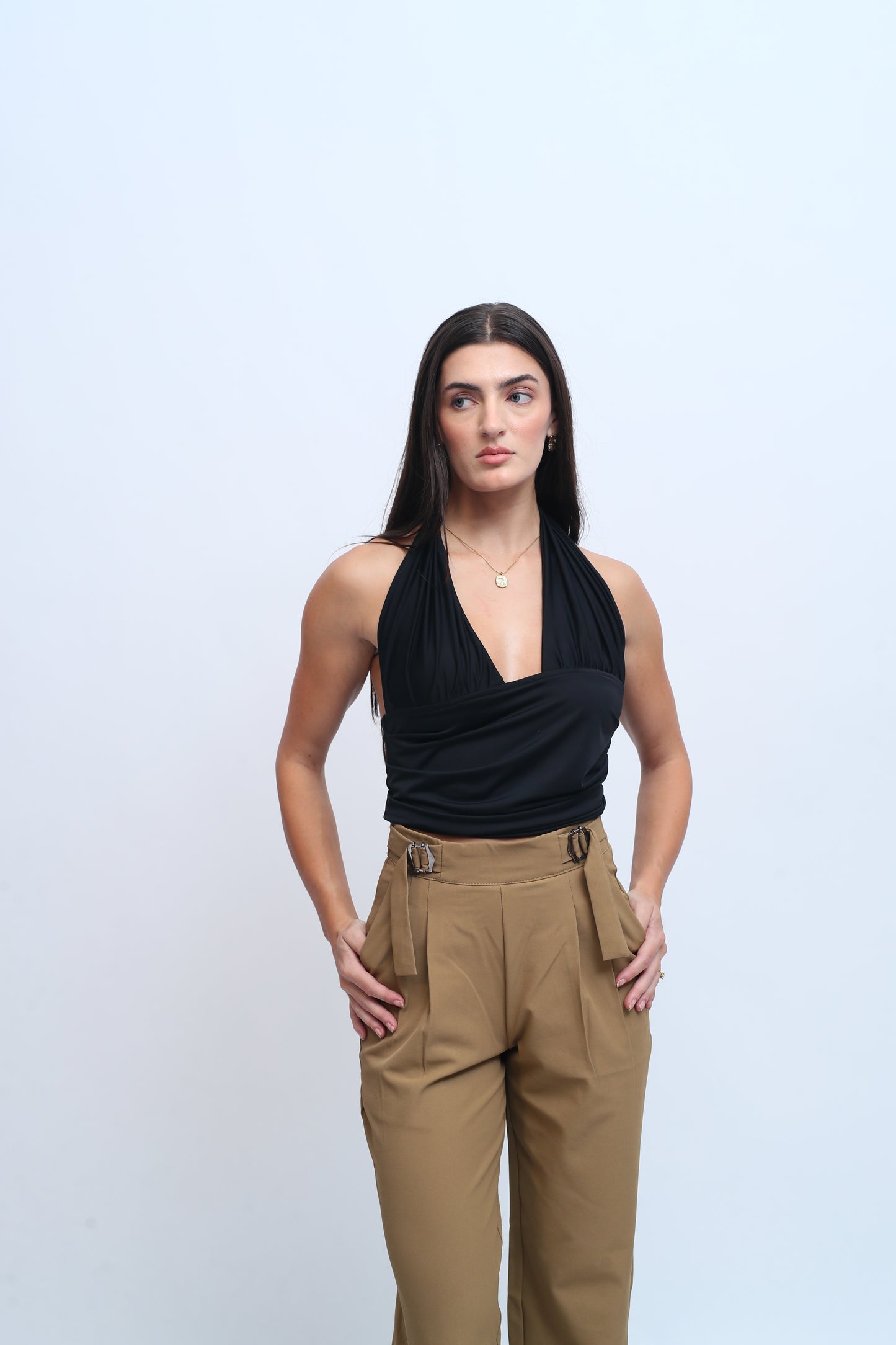 Utility Pleat Trousers (with adjustable waist)