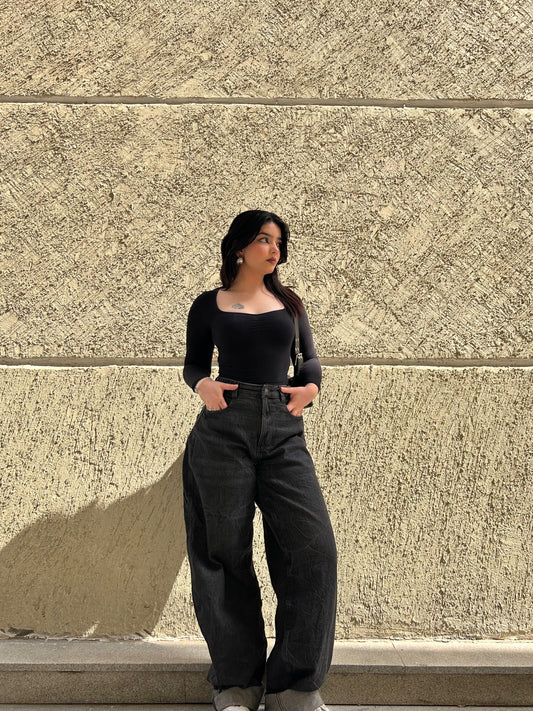 All Day Adjustable waist denim