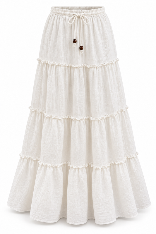 Super Flowy Cotton Maxi Skirt