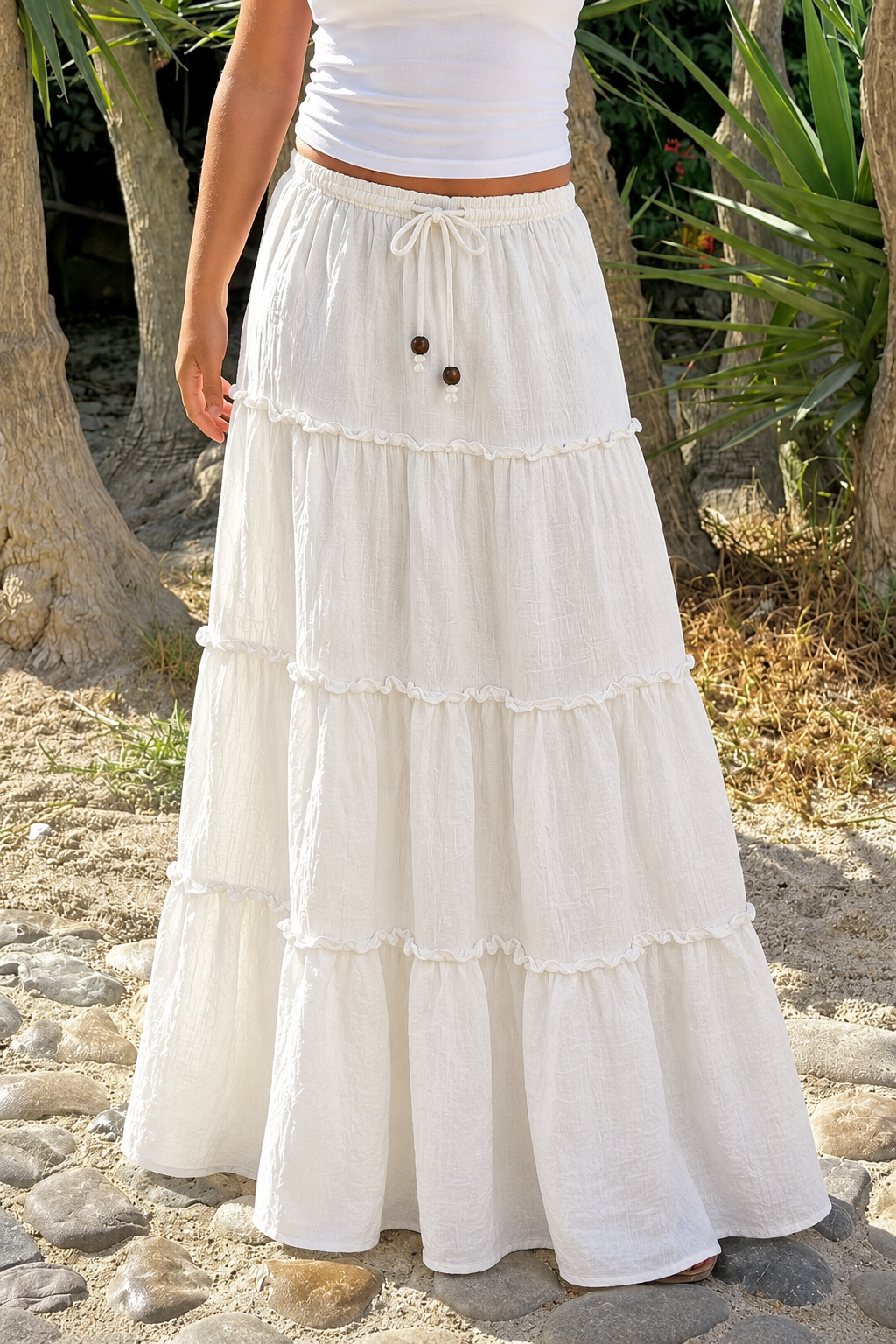Super Flowy Cotton Maxi Skirt