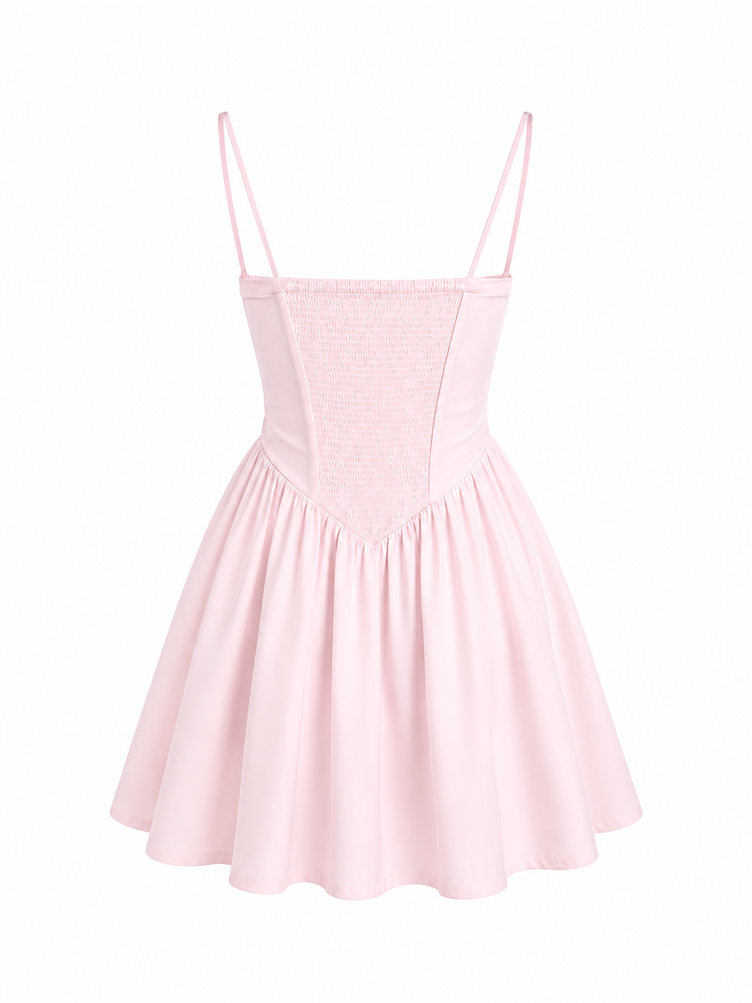 Cottage Mini Dress - Baby Pink