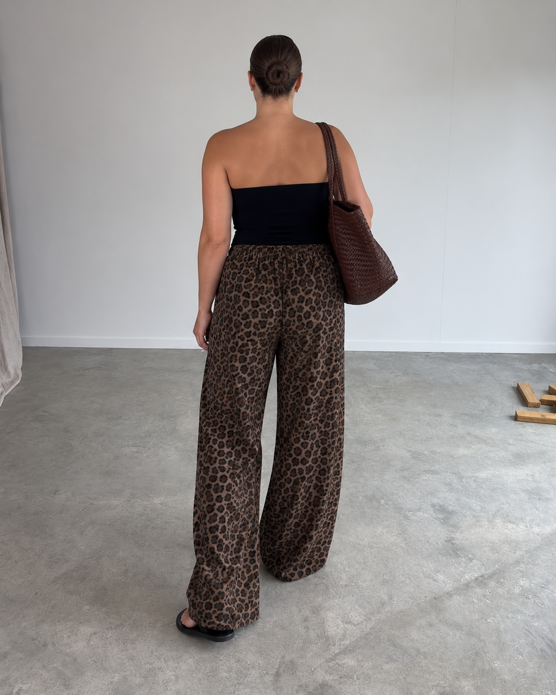 Leopard Pull on pants