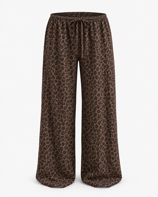 Leopard Pull on pants
