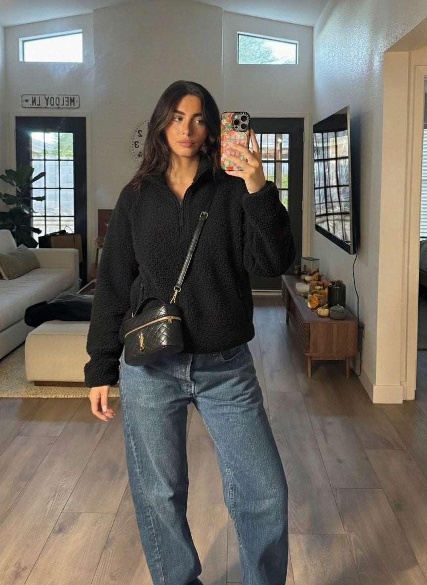 Sherpa oversized pullover