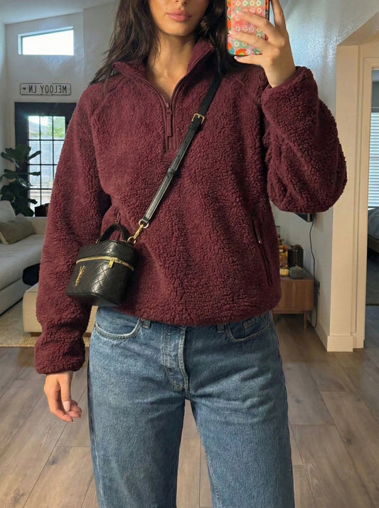 Sherpa oversized pullover