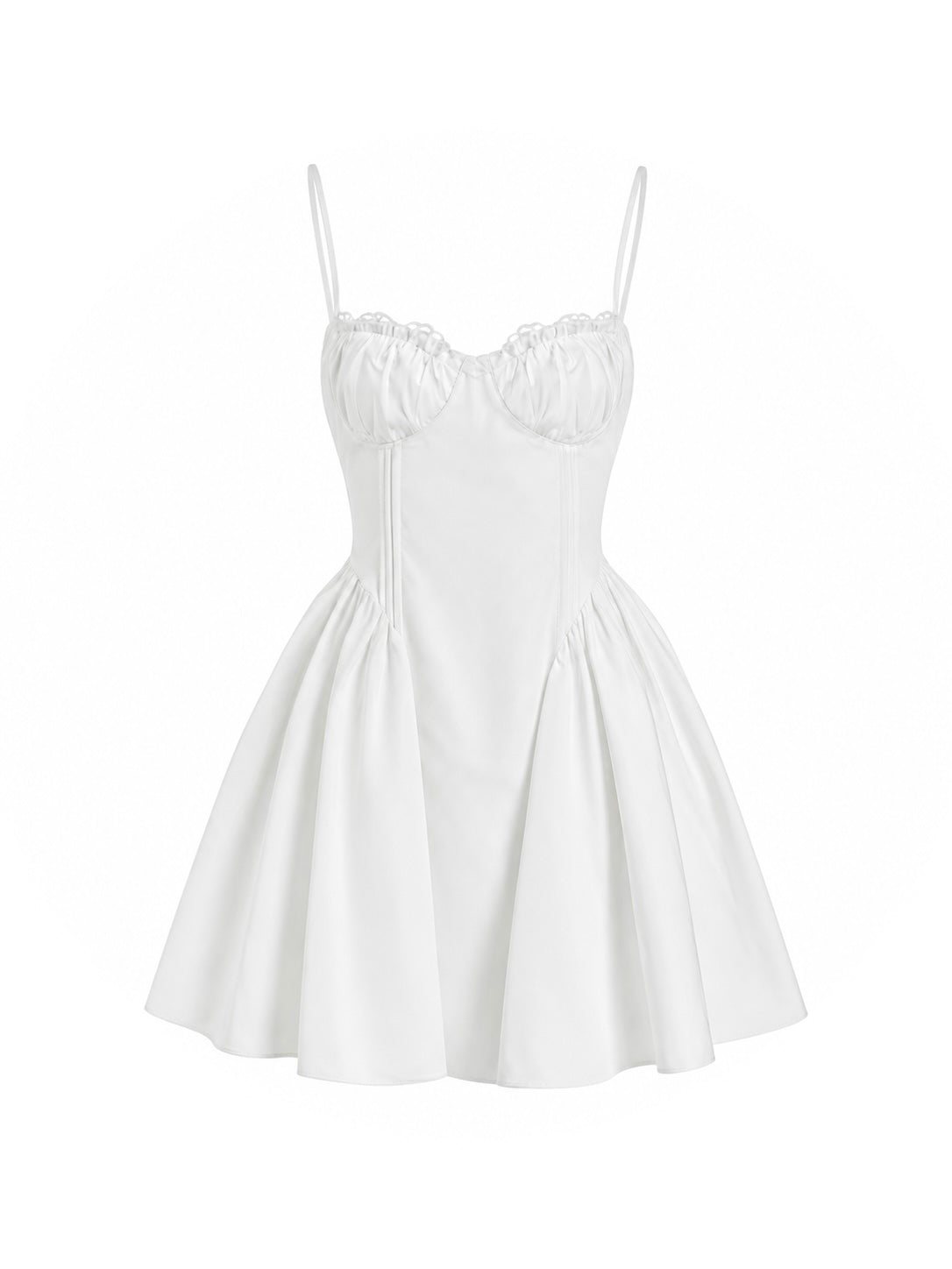 Cottage Mini Dress - White