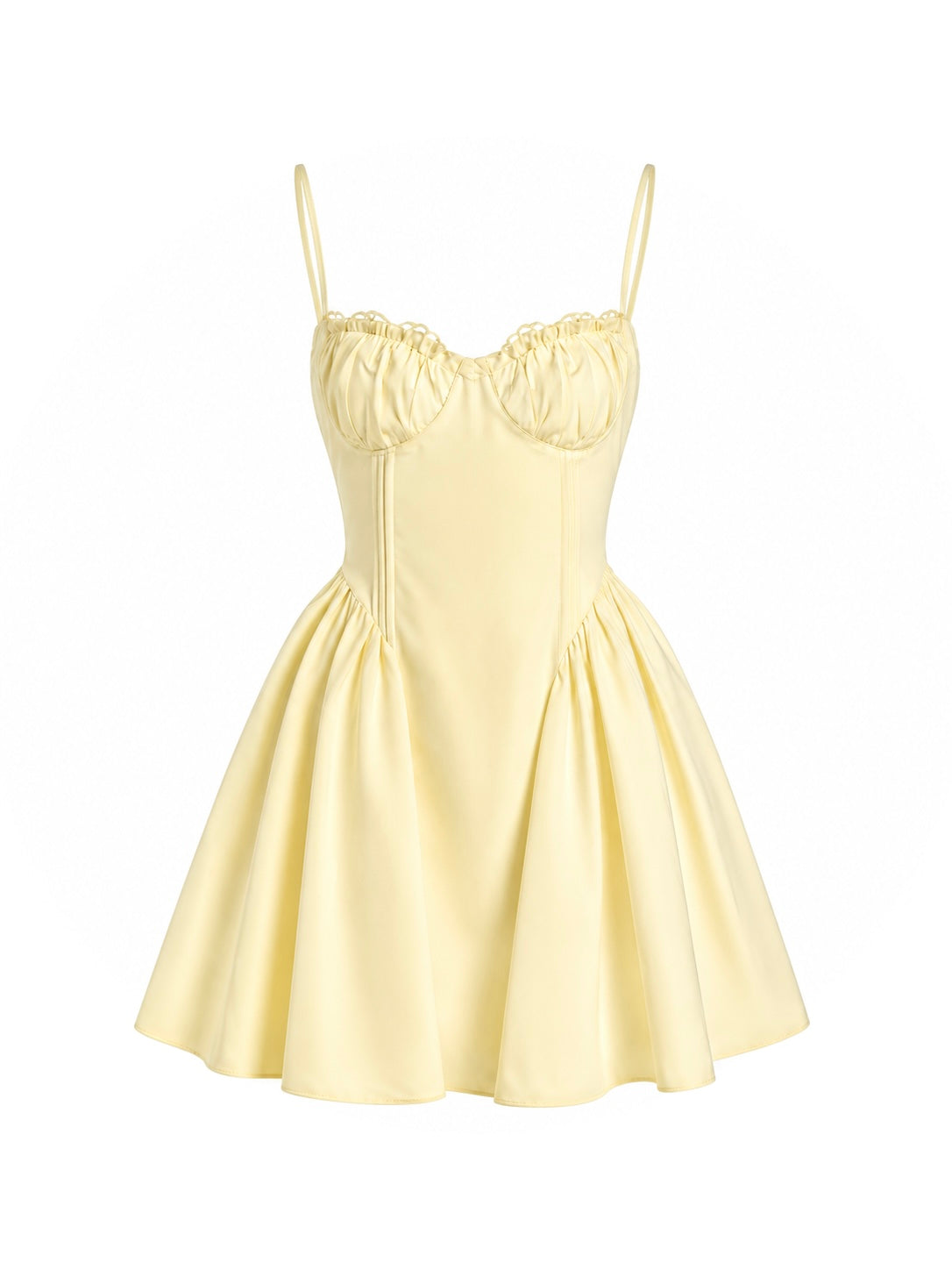 Cottage Mini Dress - Buttery Yellow