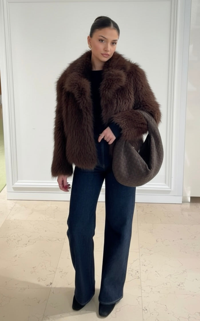 ムートンコート ファーコート　stella forest Fur Coat – Stella