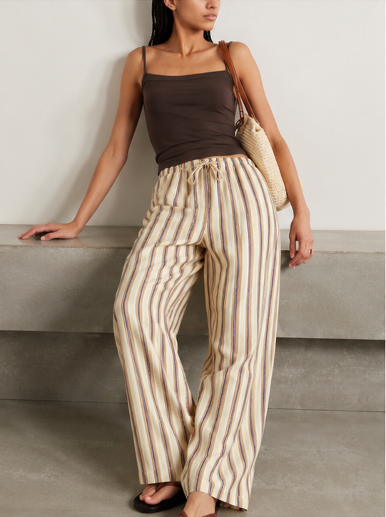 Vintage Stripe Pull-on Pants