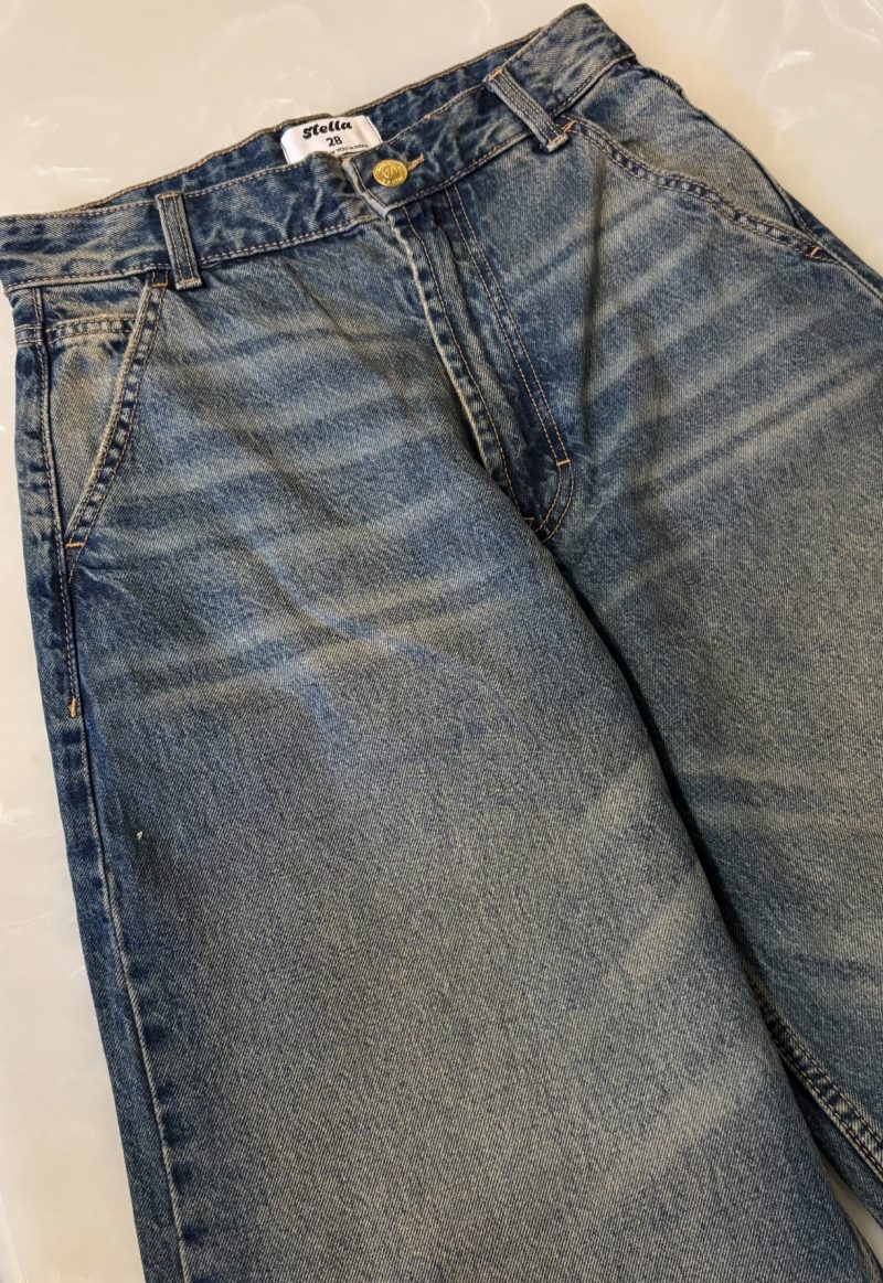 Washed Blue Baggy Jeans - Image 5